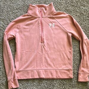Under Armour Coral Quarter-Zip Top